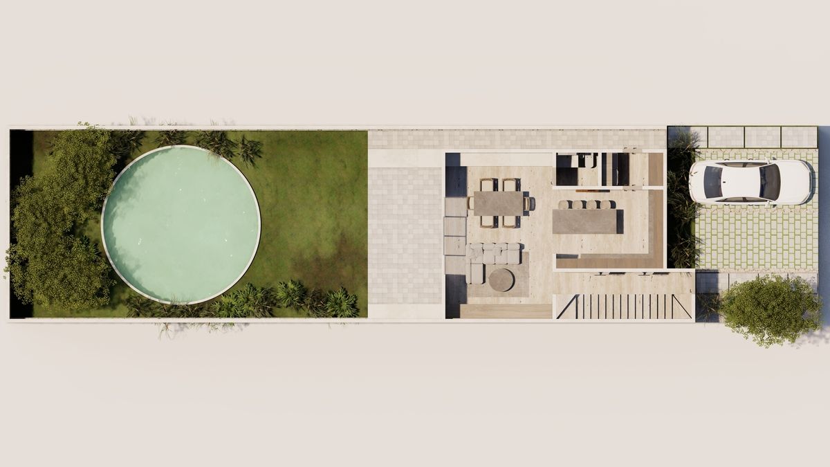 5 de 6: Vista área Modelo 3 Residencial Ki 68