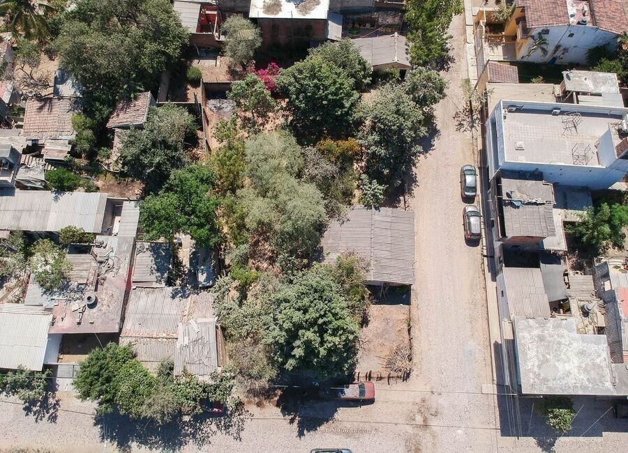 Vista aerea del Terreno en esquina