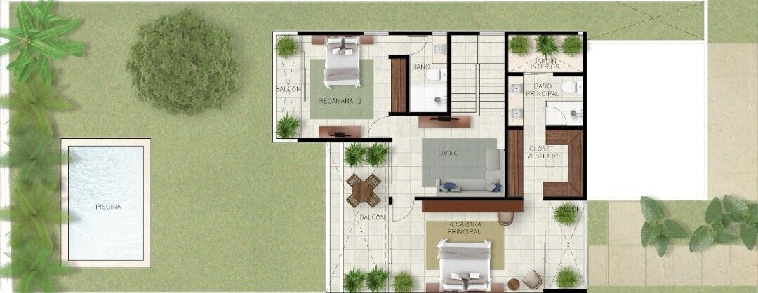 4 de 18: Plano planta alta