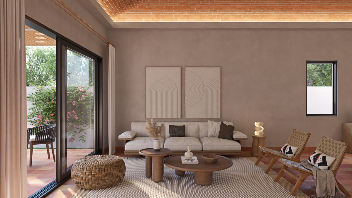 13 of 36: sala con terraza