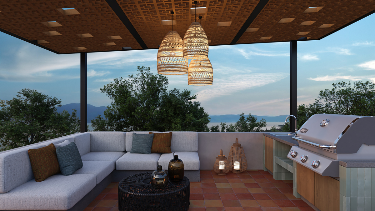 14 of 36: roof top con vistas al lago