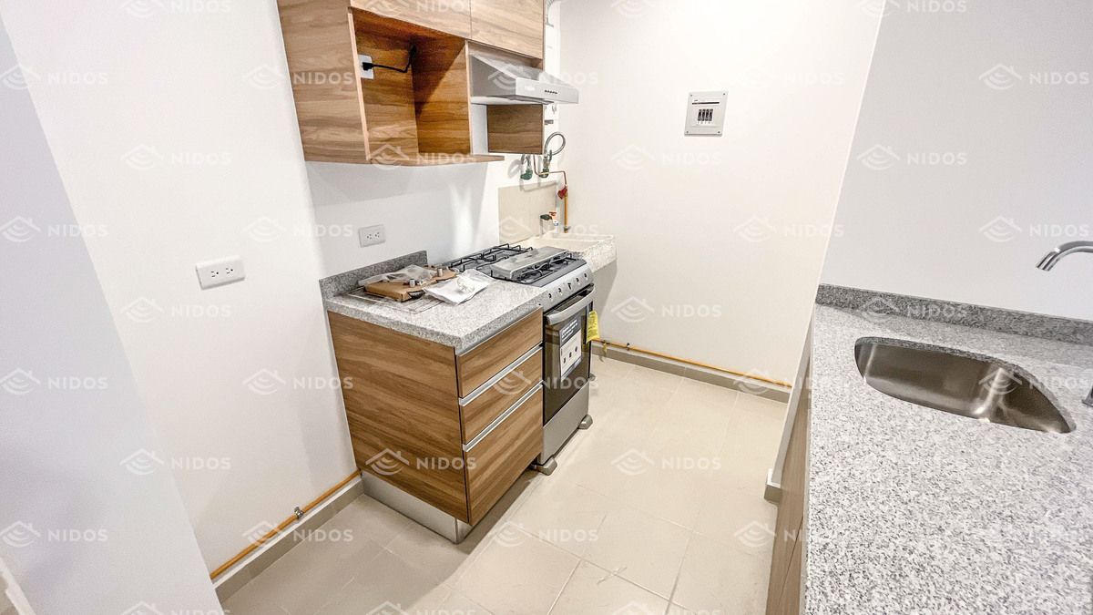 cocina integral con acabados