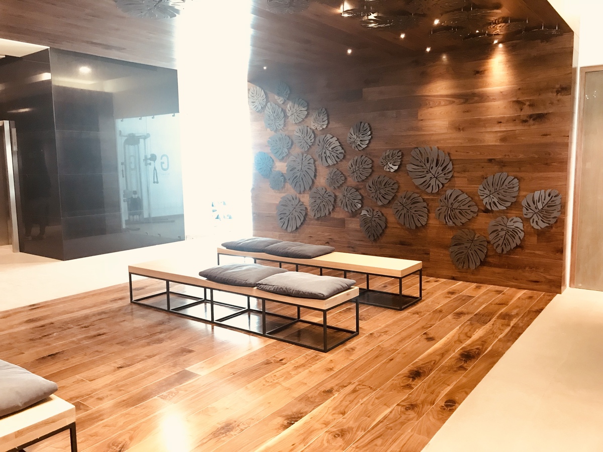 Hall antes de entrar a Sala de Cine o a otros salones