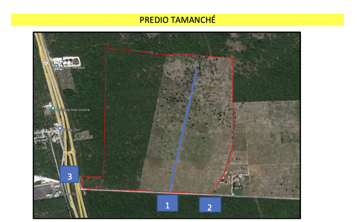 Terreno ideal para desarrolladores sobre la carretera progreso
