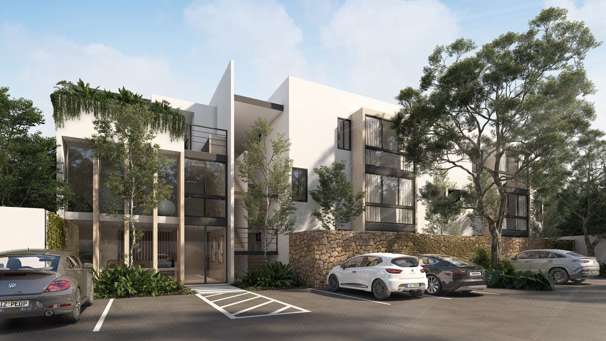 Departamento en Venta de 1 Recámara en Caney, Dzityá con Roof Garden