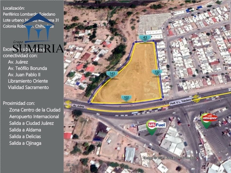 Terreno de uso de suelo mixto en Lombardo Toledano