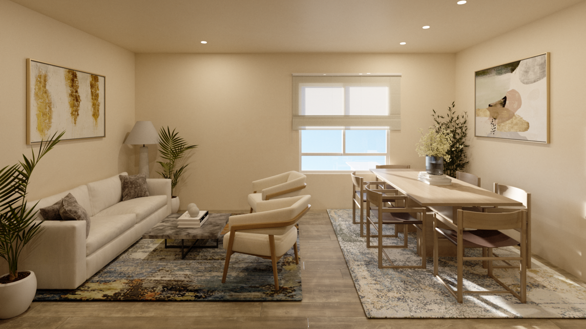2 of 12: Sala y comedor