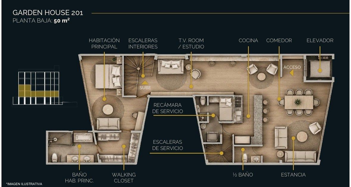 Apartamento em Polanco V Sección, Miguel Hidalgo, foto 10 de 11