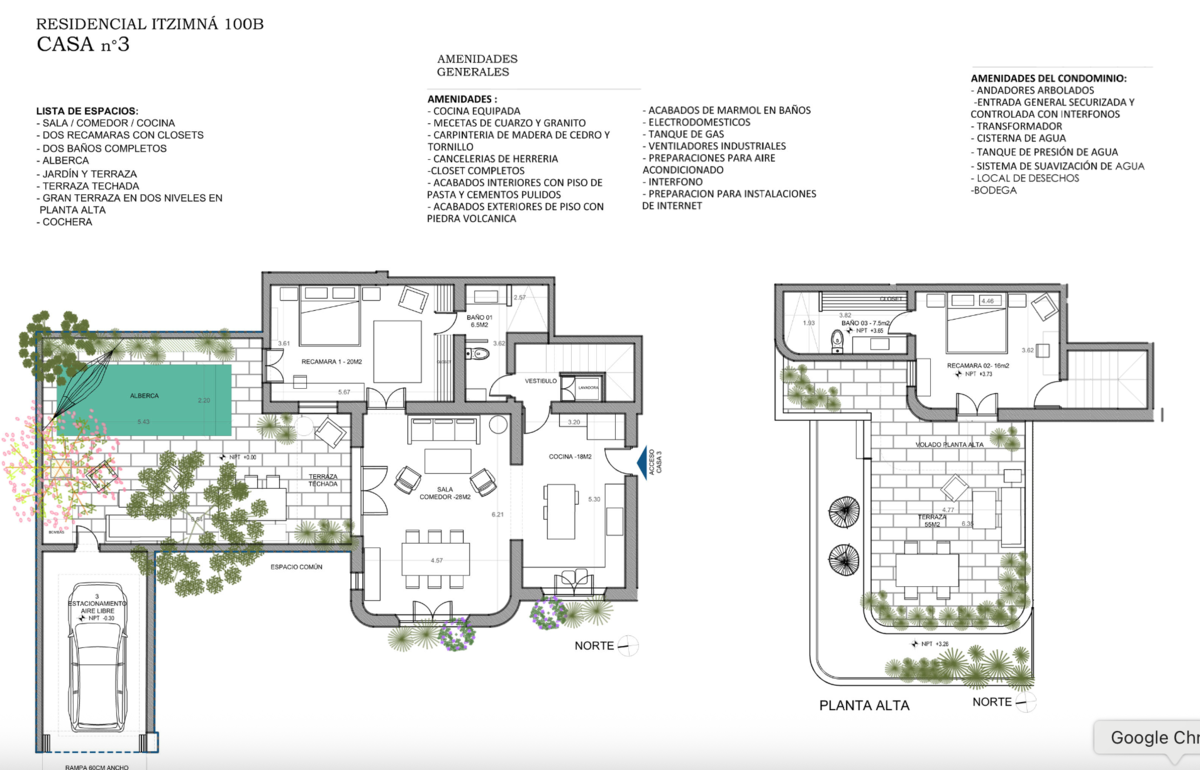 14 de 14: PLANO ARQUITECTONICO CASA 3