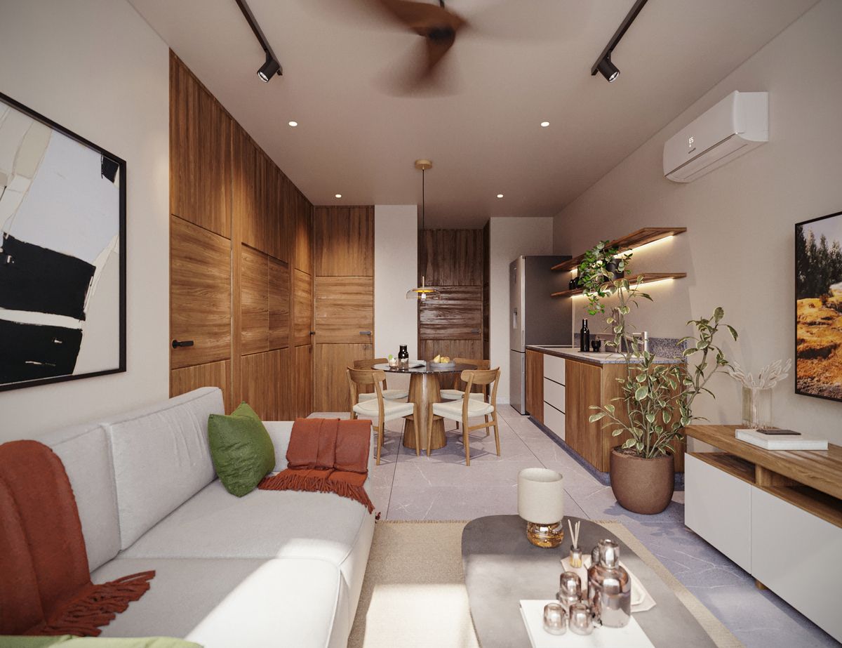 Departamento en Venta de 1 Recámara en Aleva 71, Benito Juarez Norte con Terraza
