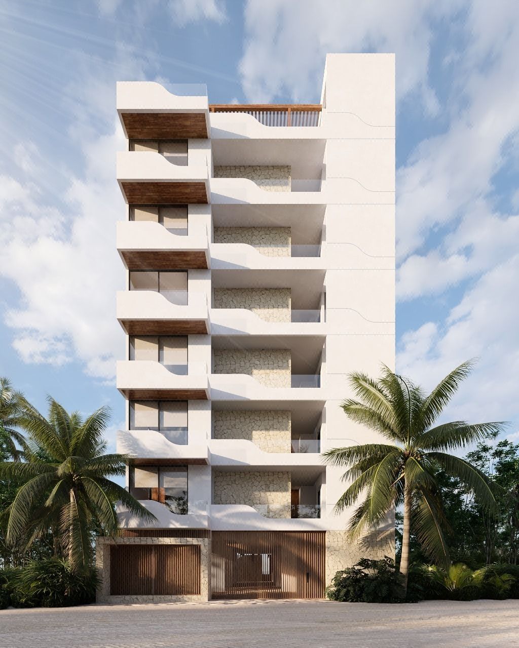 Departamento Frente al Mar en Venta en la Playa del Telchac Merida