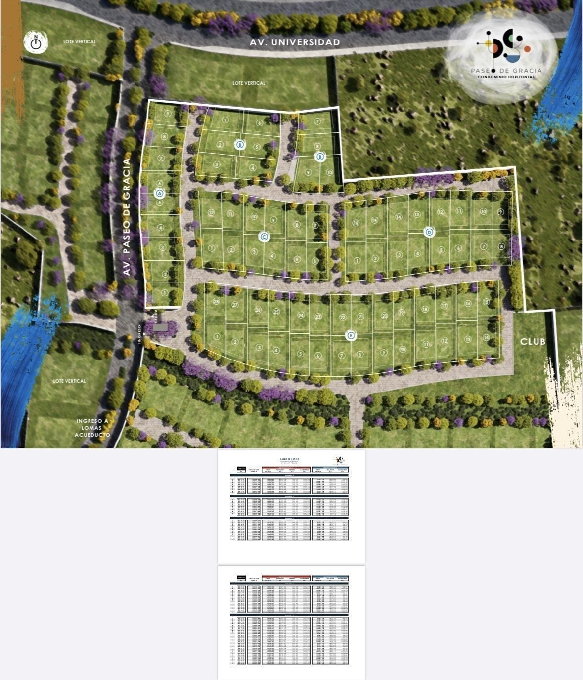 Terreno en venta en coto zona Andares