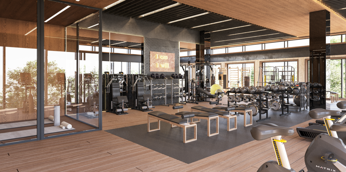 11 of 20: Renders-FotoMuestra-Amenidades Gym Yoga