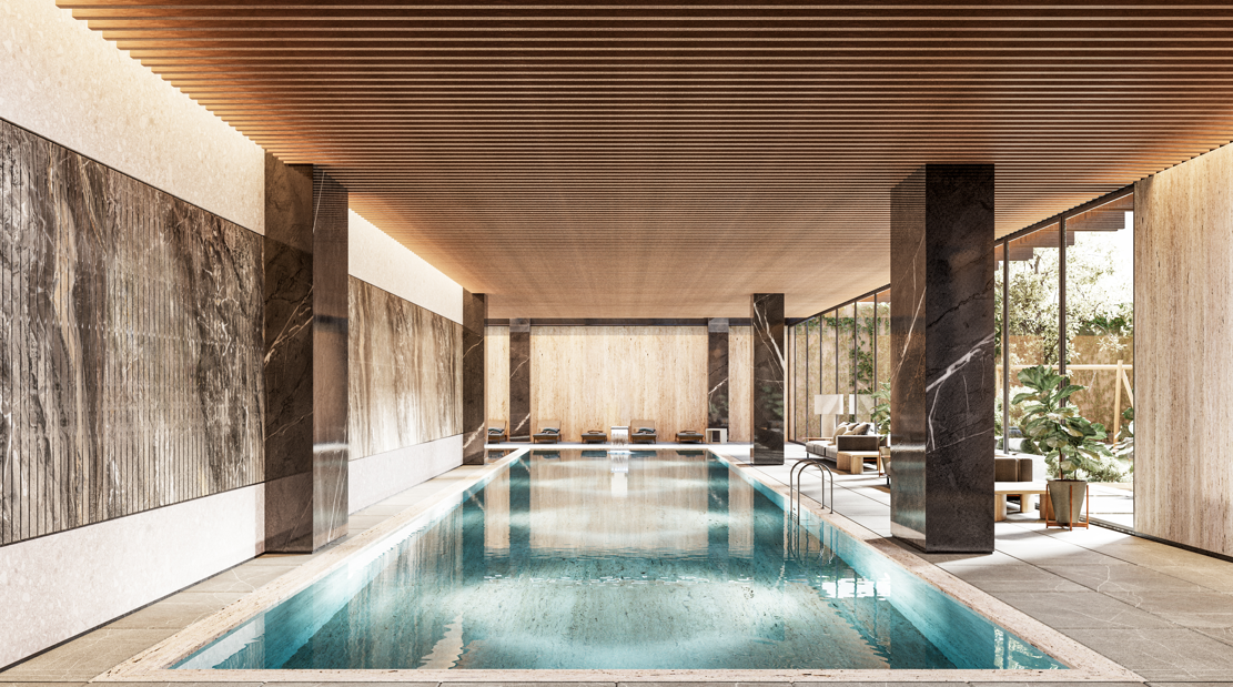 16 of 20: Renders-FotoMuestra-Amenidades Alberca