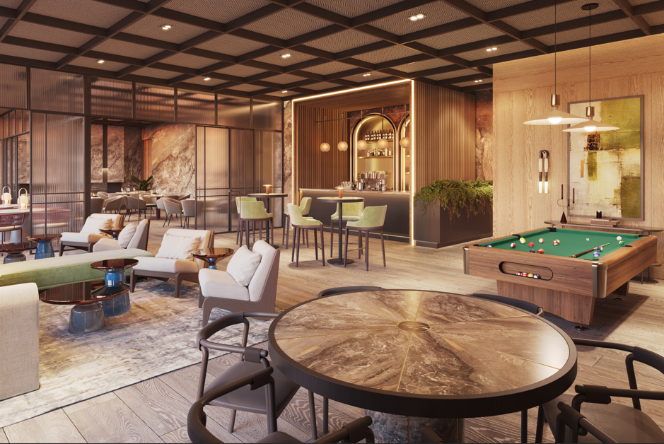 17 of 20: Renders-FotoMuestra-Amenidades- Salón de adultos