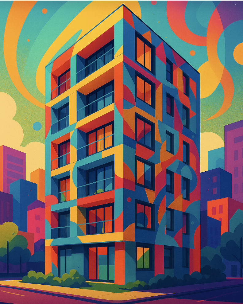 7 de 48: Ideas coloridas para torre en redes sociales