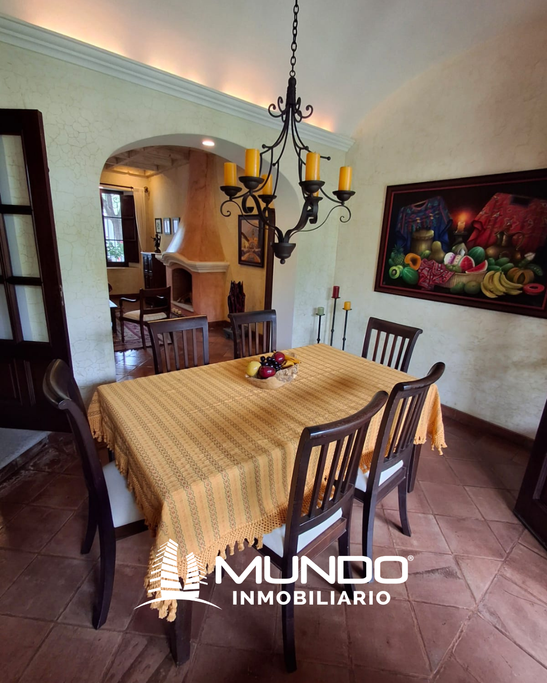 17 de 34: Comedor con salida a la terraza española