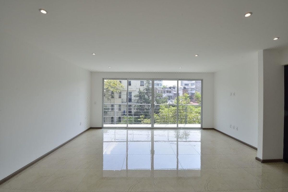 Departamento exterior con terraza