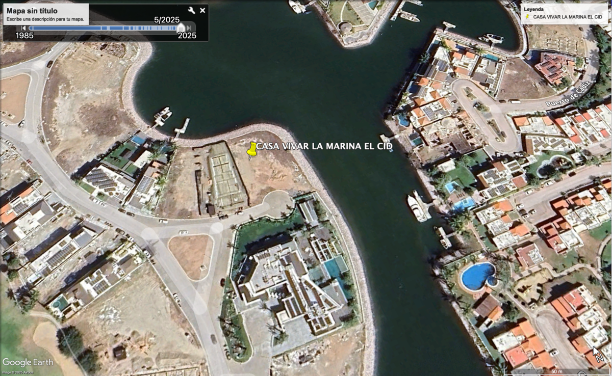 1 de 15: Ubicación exacta propiedad en Vivar marina El Cid Mazatlán