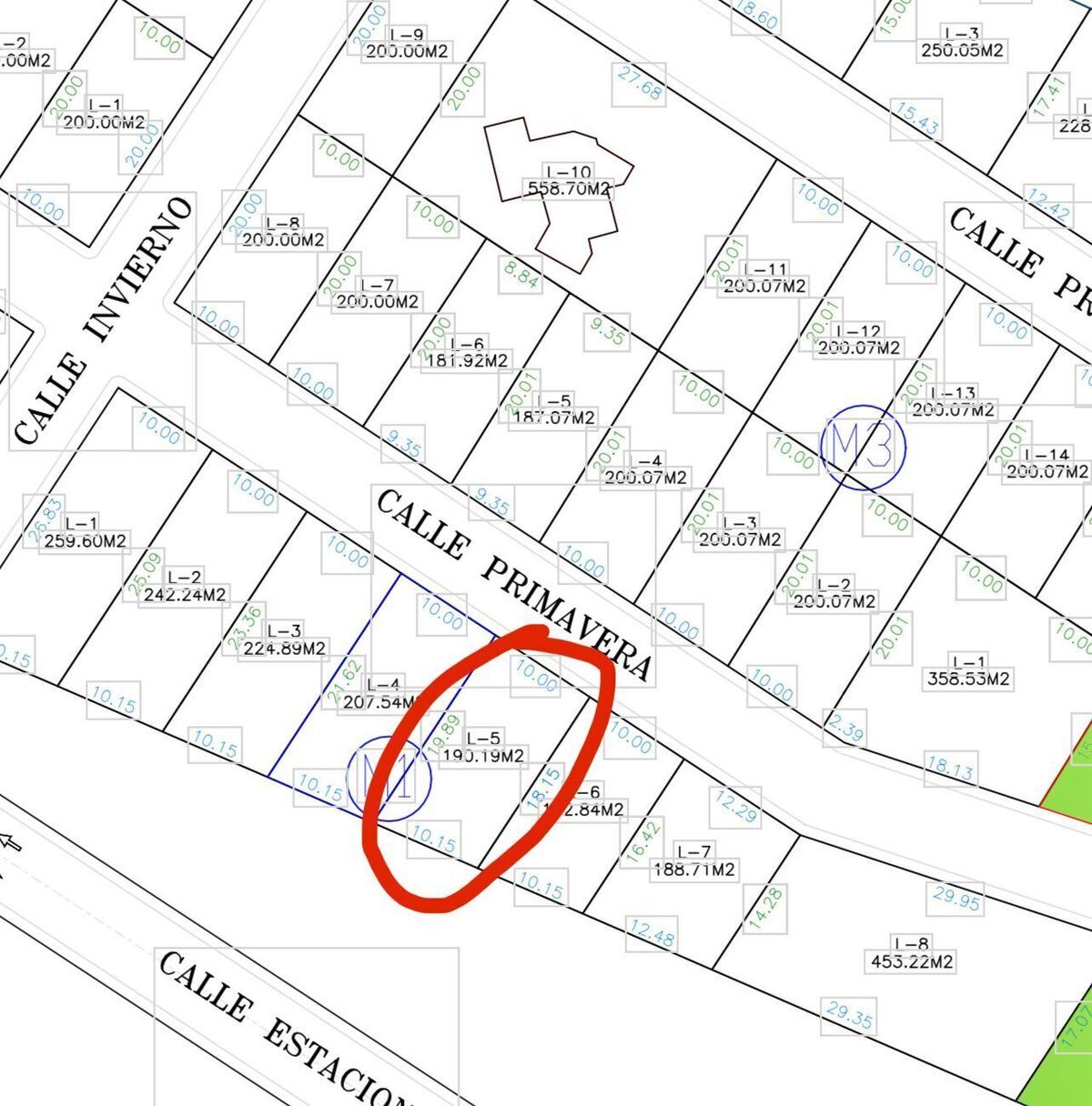 3 de 12: plano de ubicacion dentro del residencial