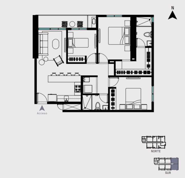 3 de 14: DEPARTAMENTO M2 3R