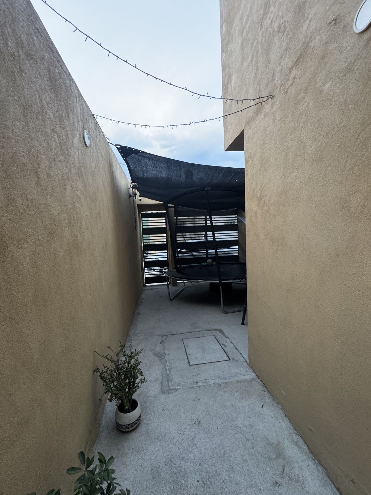 3 of 19: Patio de estacionamiento , bardas y zaguán