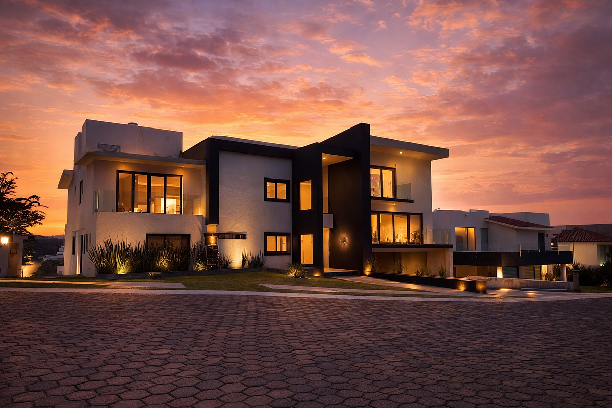 4 de 36: Propuesta visual de iluminación en atardecer