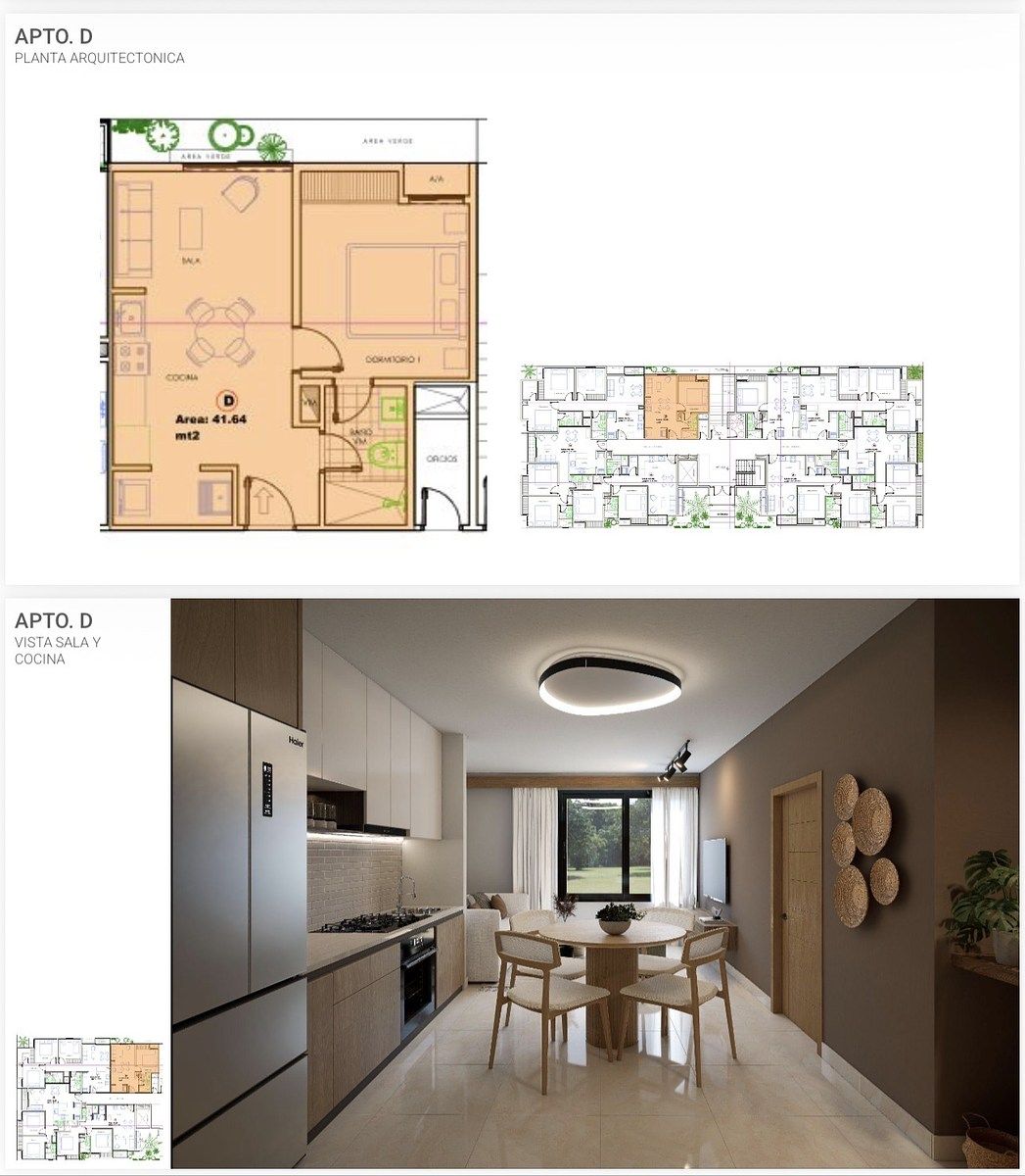 9 of 18: 1-bedroom Unit