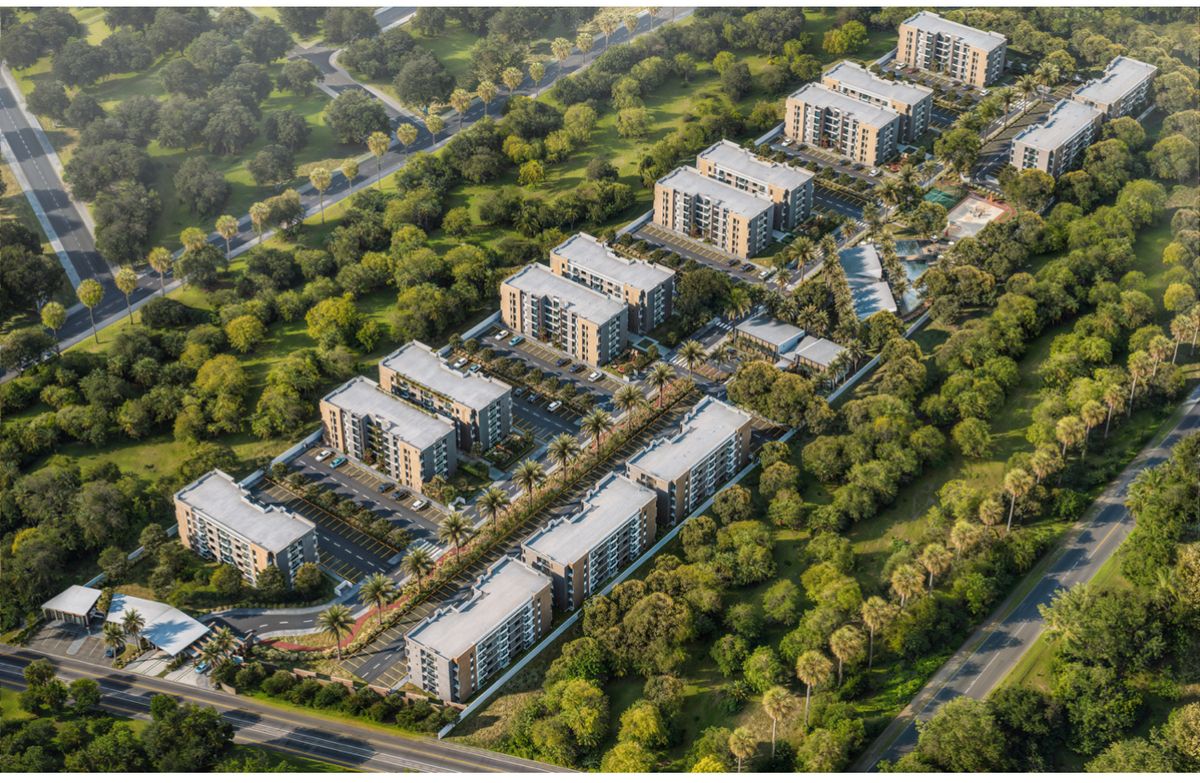 7 of 18: Aerial view of the complex