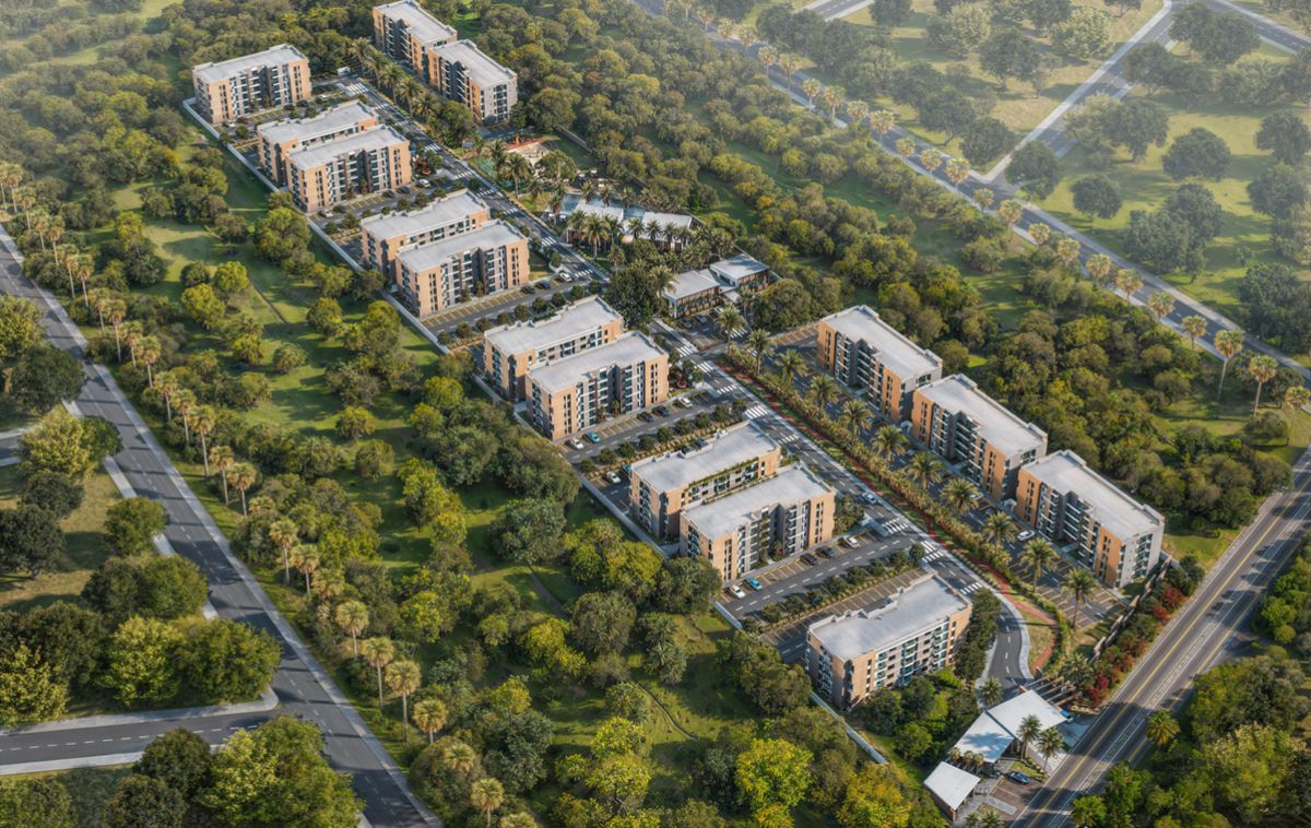 8 of 18: Aerial view of the complex
