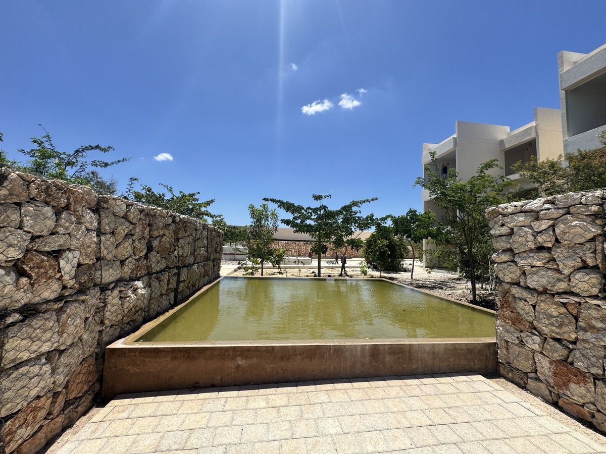 15 de 40: jardin central con espejos de agua