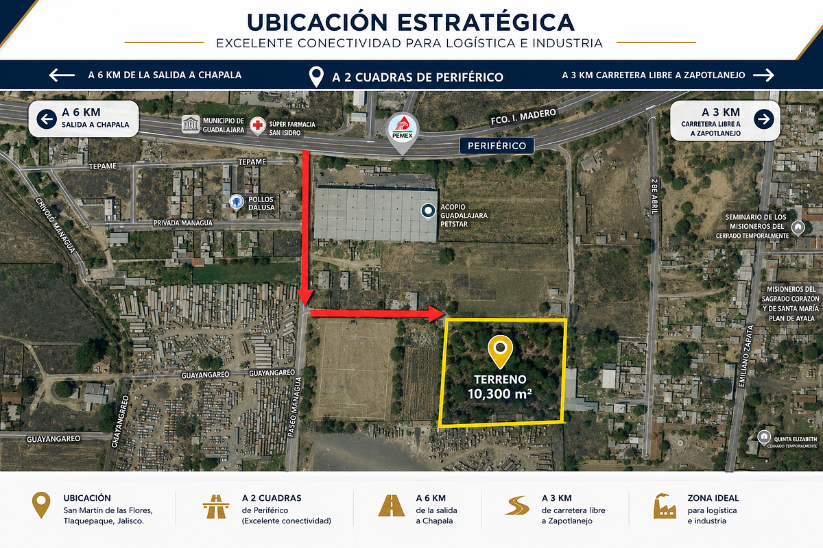Land for Sale in San Martín de las Flores – Ideal for Residential Development - foto 1