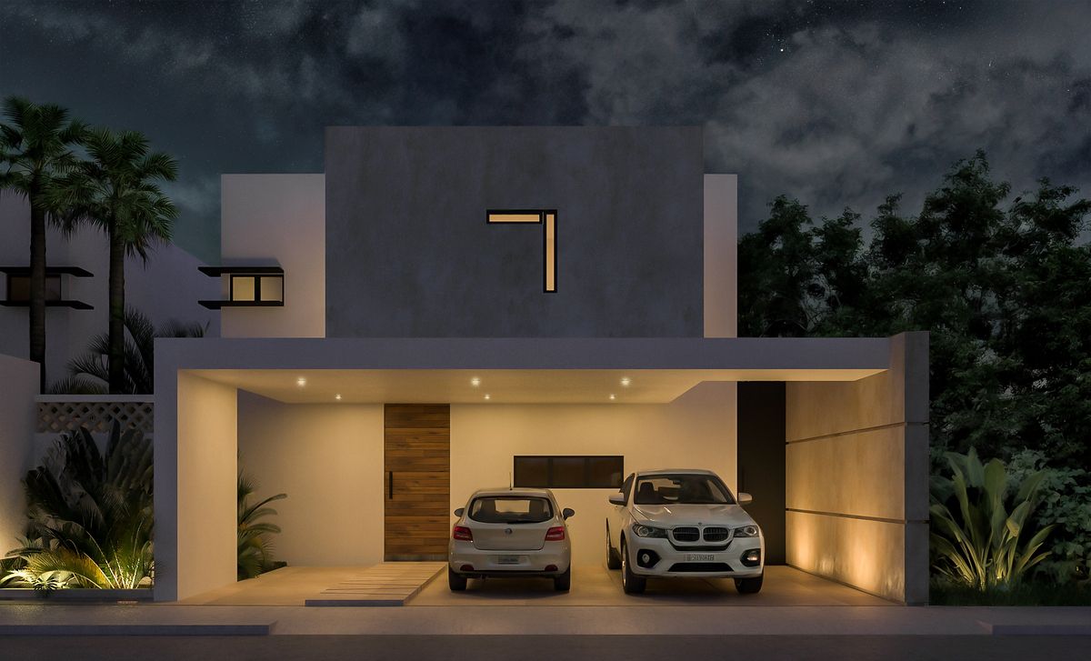 2 of 9: FACHADA NOCTURNA
