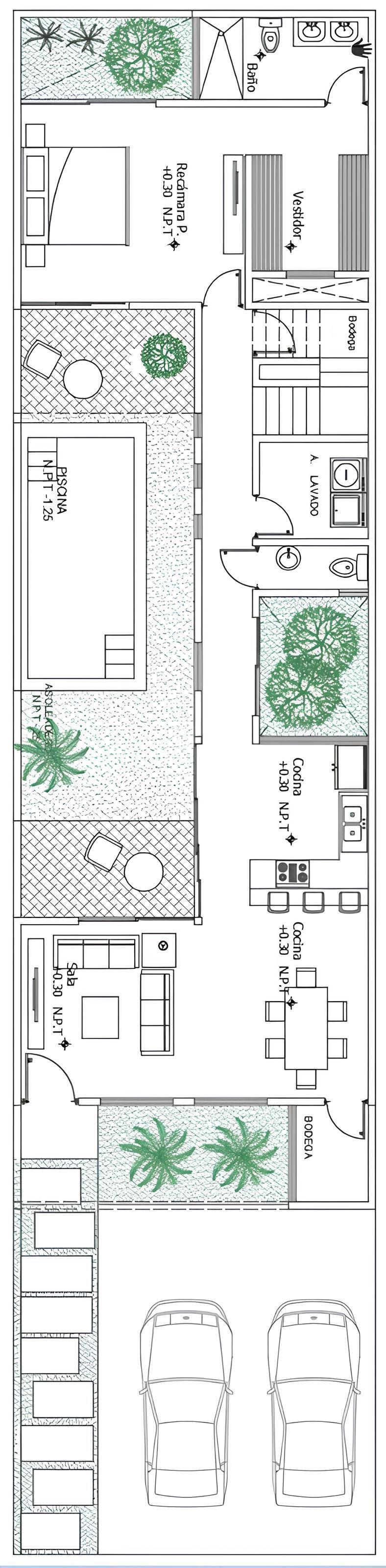 2 of 28: La recámara en planta alta es igual a la de planta baja