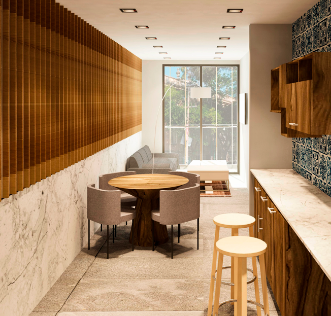 1 de 12: Renders-FotoMuestra Sala-Comedor