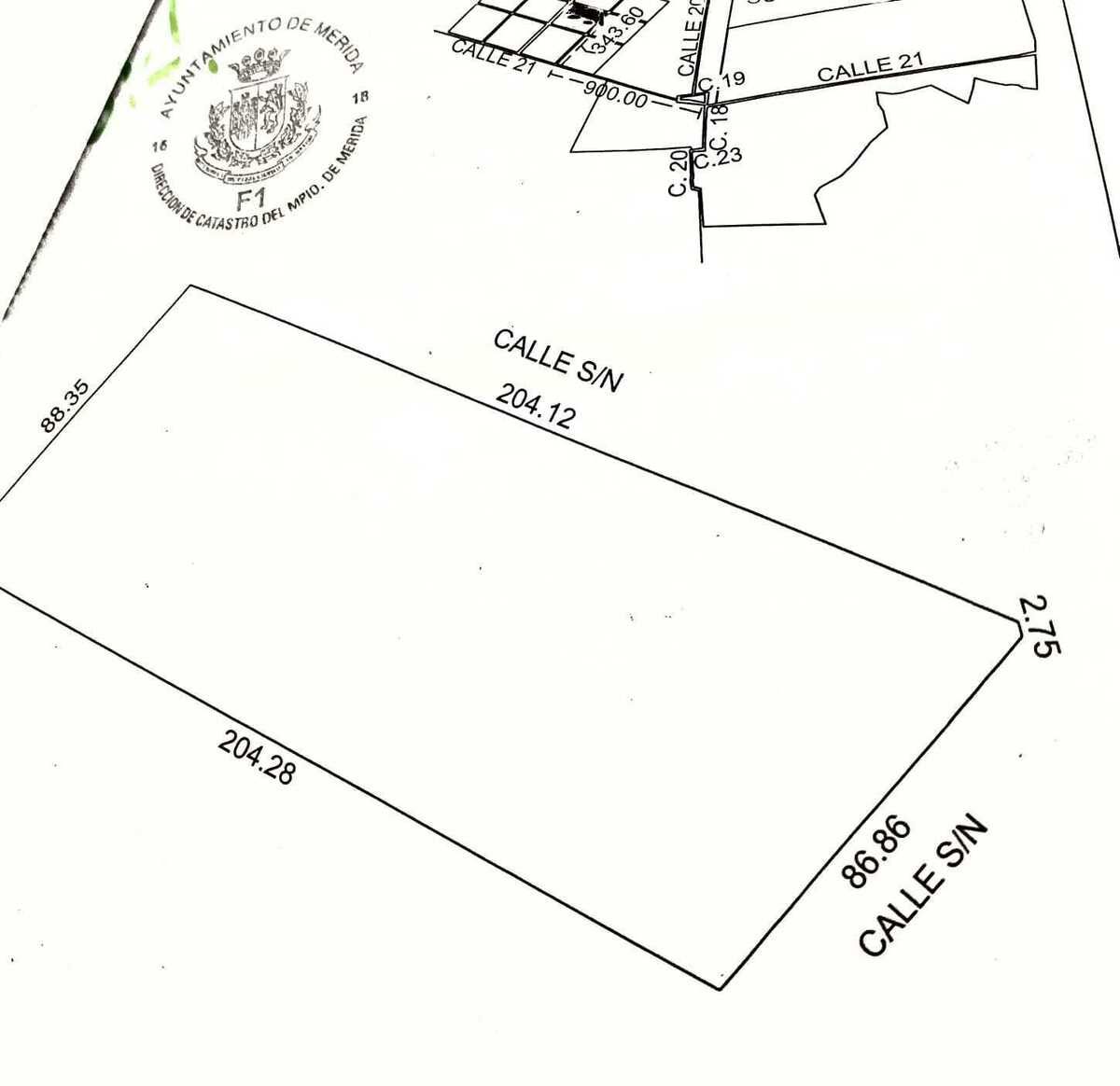 2 de 30: Plano catastral