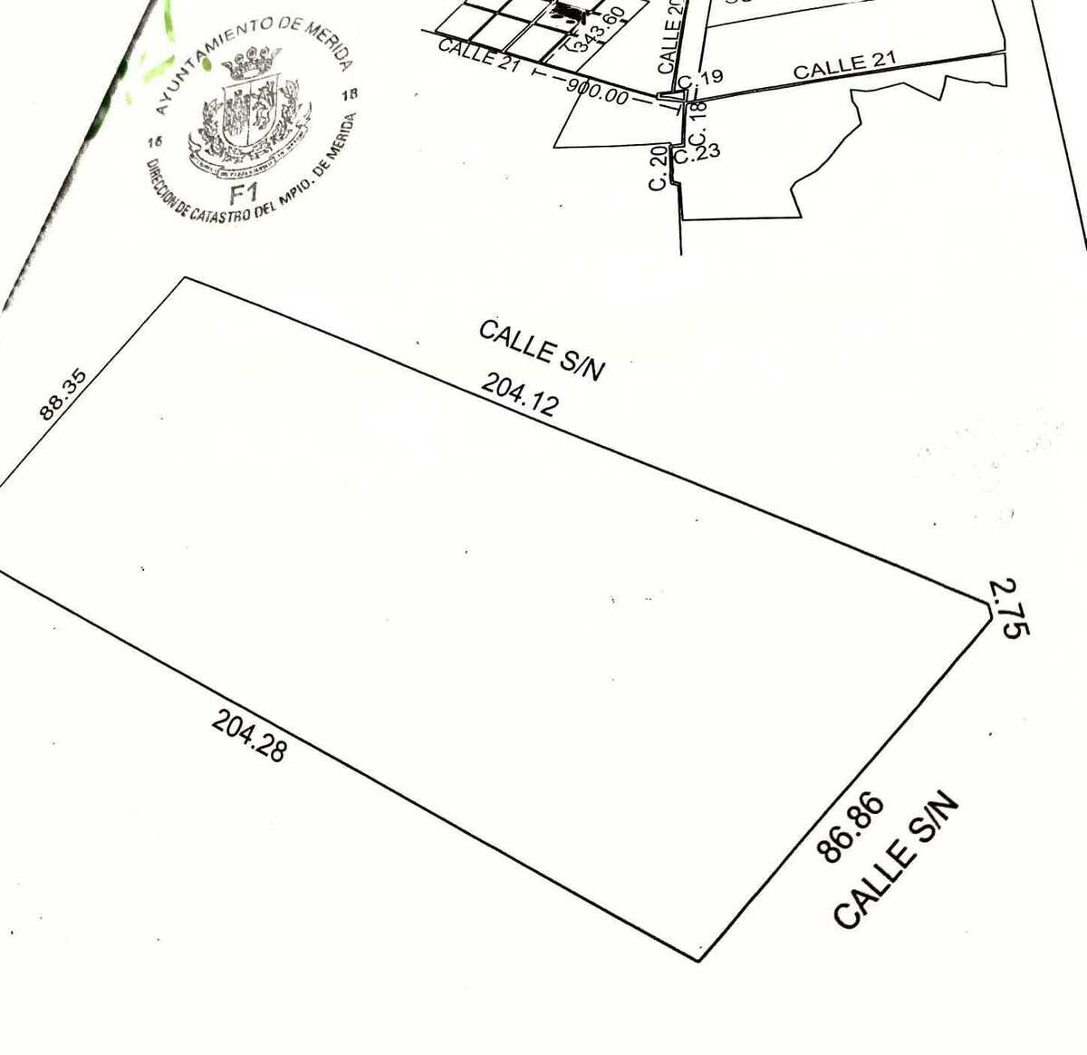 3 de 27: Plano catastral