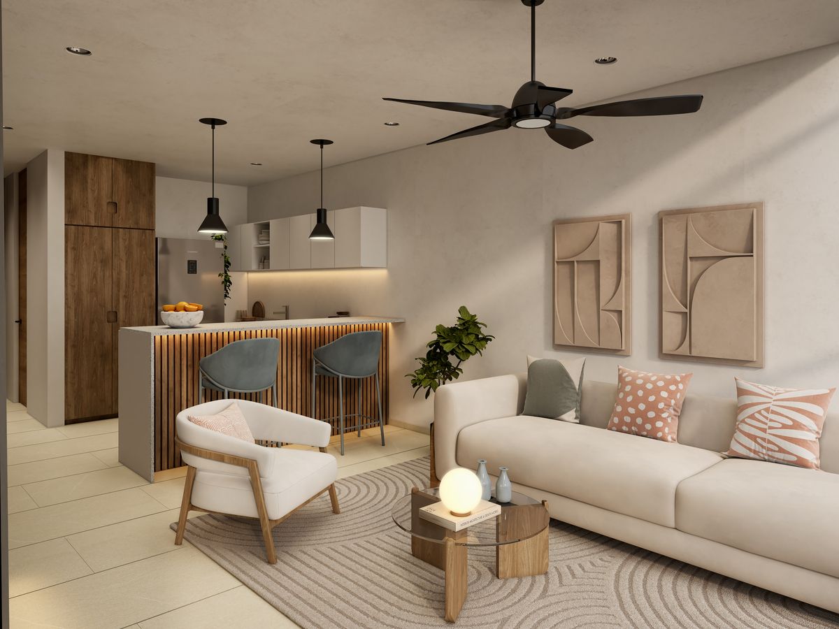 2 de 13: Sala, Comedor y Cocina