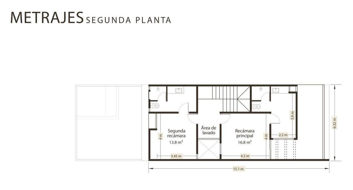 5 de 11: MEDIDAS planta alta