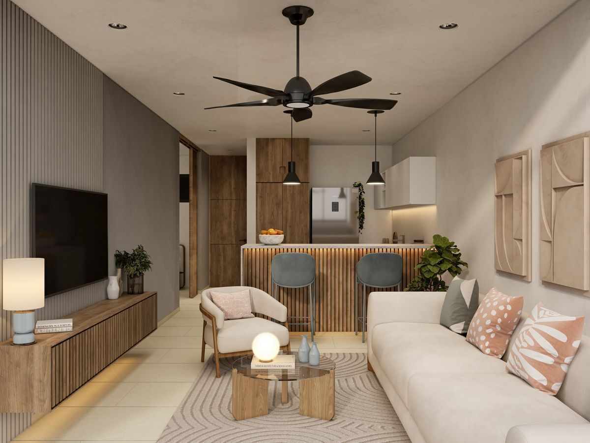 2 of 13: Sala, Comedor y Cocina