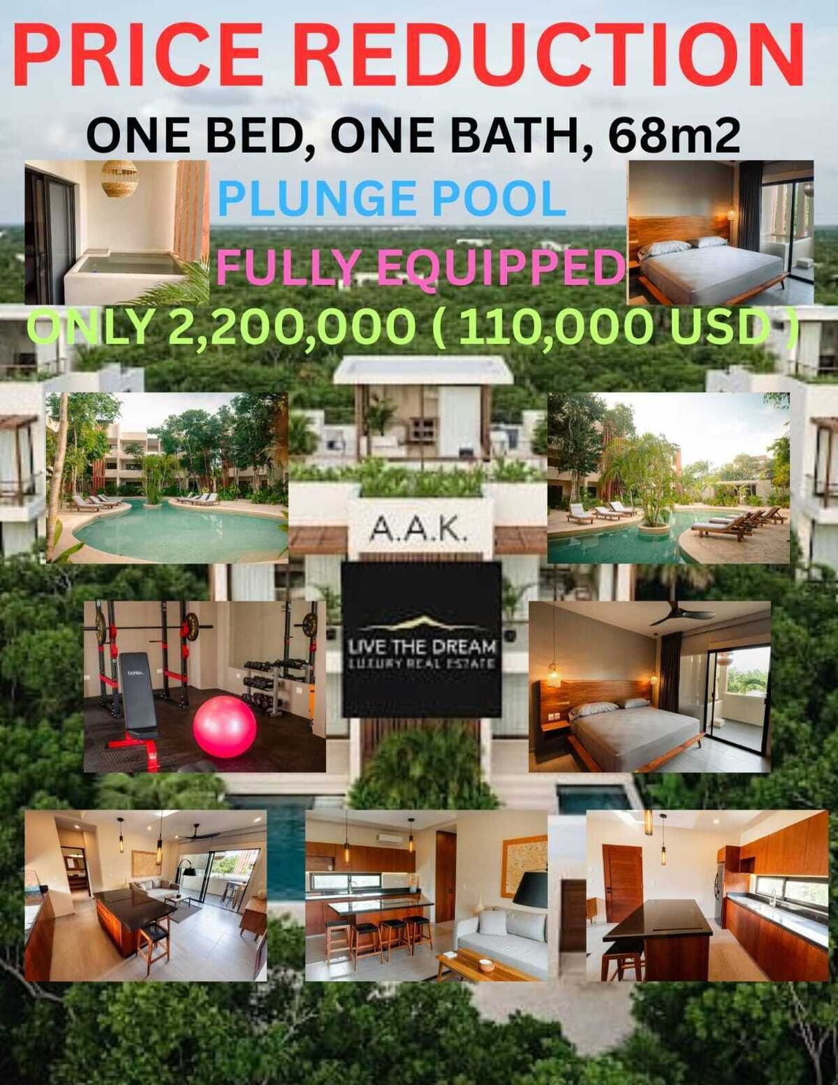 3 de 49: Tulum paradise: one bedroom, private plunge pool, move-in