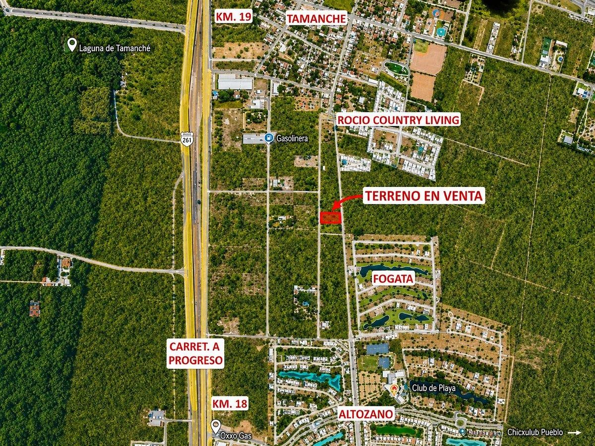 Land for sale in Tamanché, photo 1 of 4