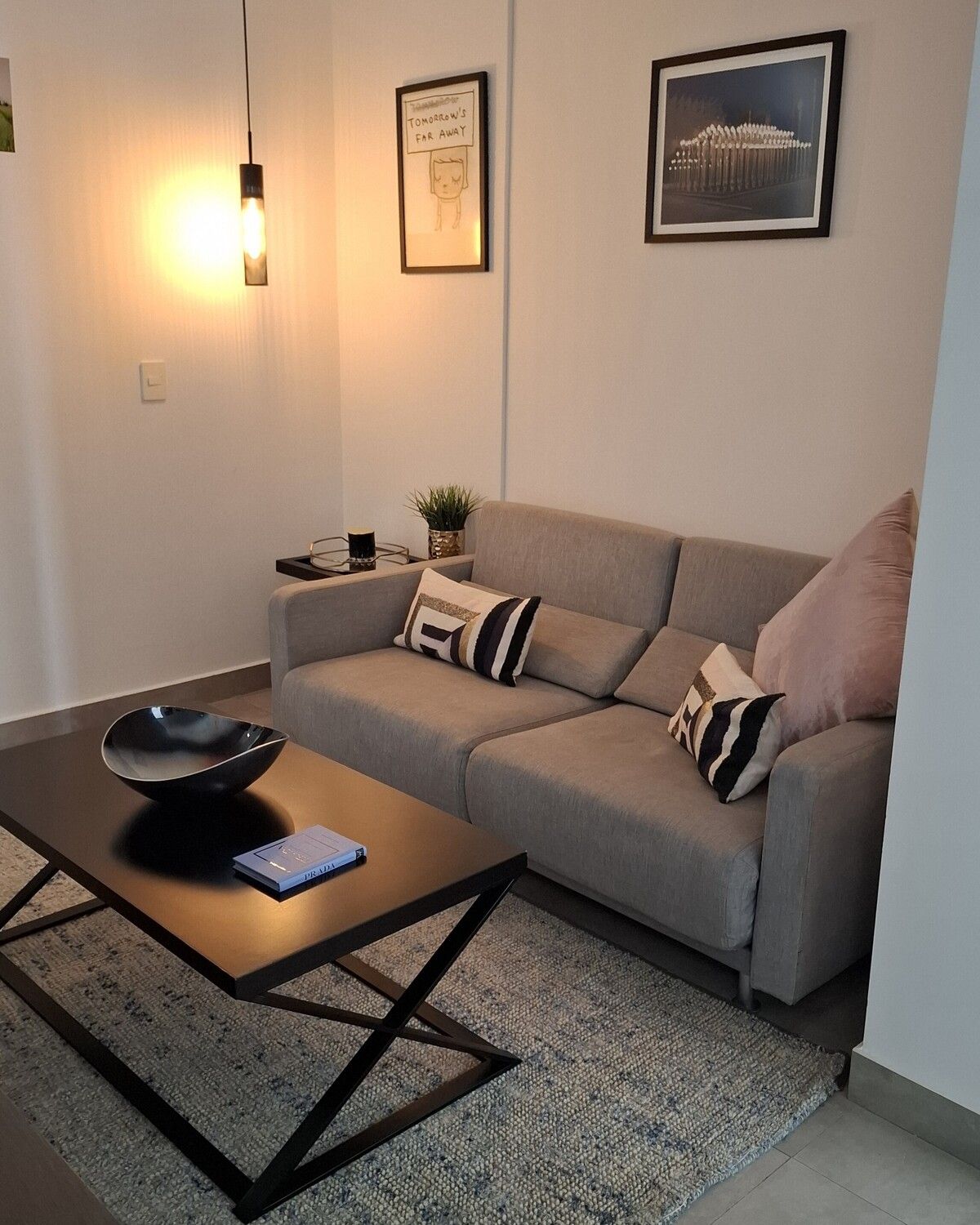 5 de 29: Sala de tv con puerta que se cierra para mayor privacidad