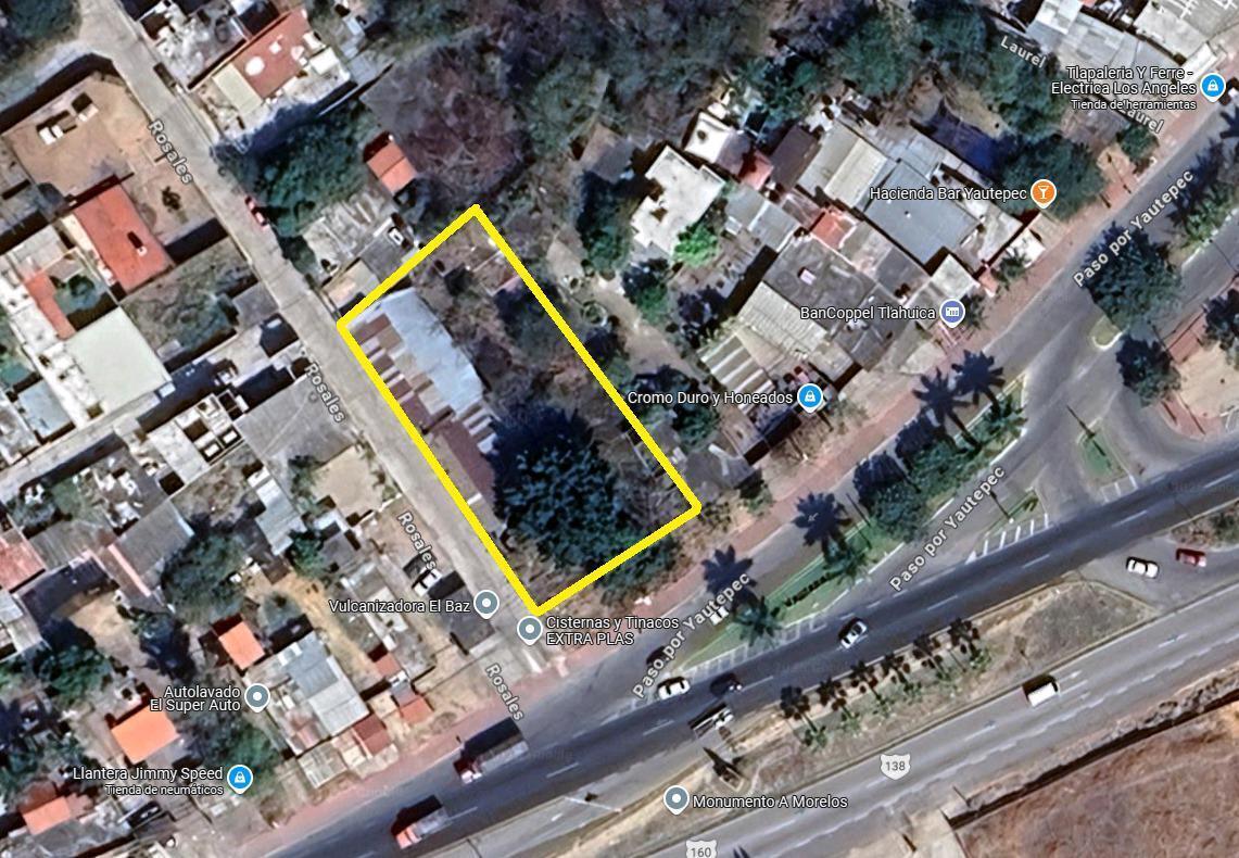 1 of 13: Terreno entre paseo Tlahuica y carretera Cuautla Cuernavaca.