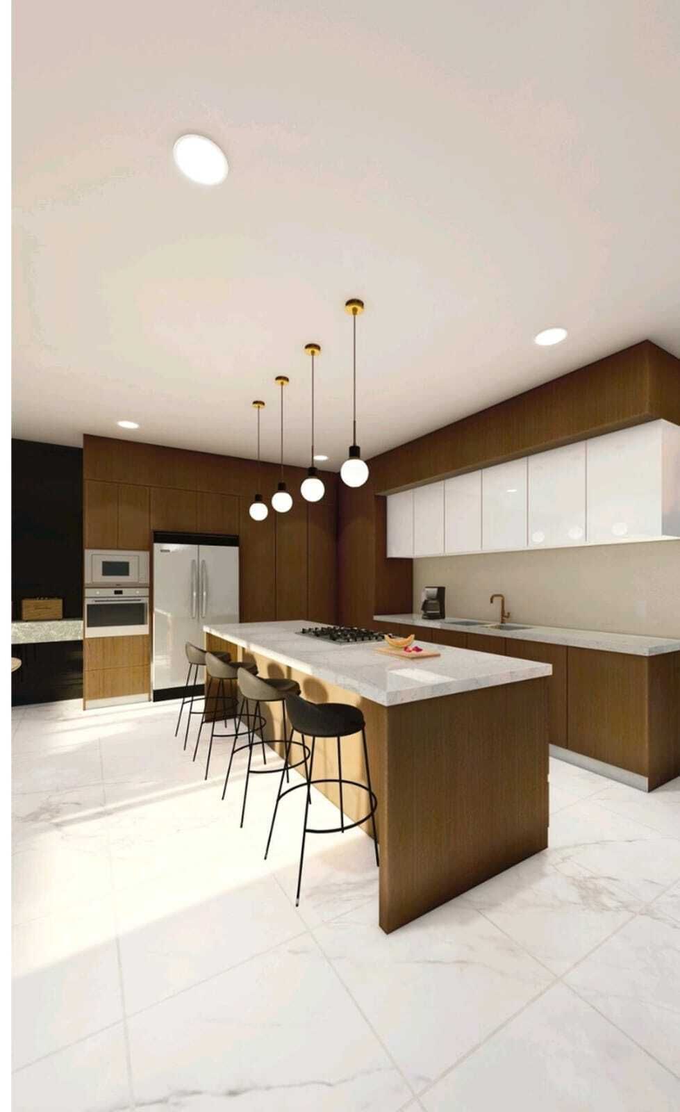 2 of 5: Cocina con isla central
