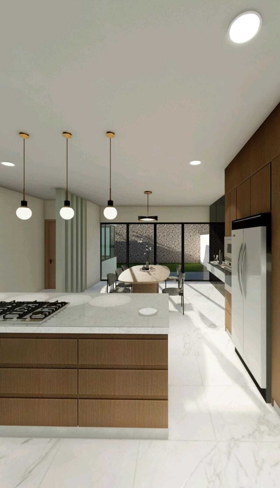 3 of 5: Area social cocina-comedor