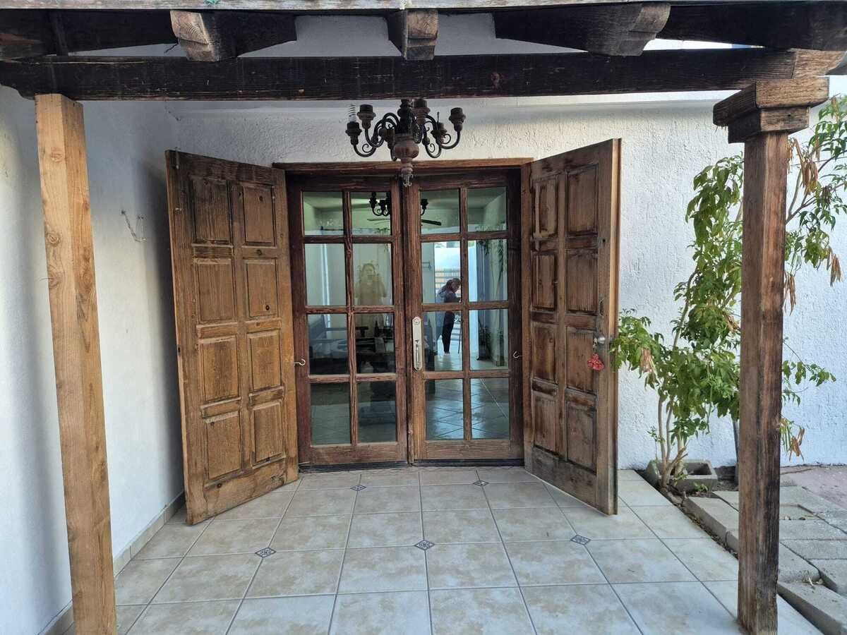Porche en patio trasero