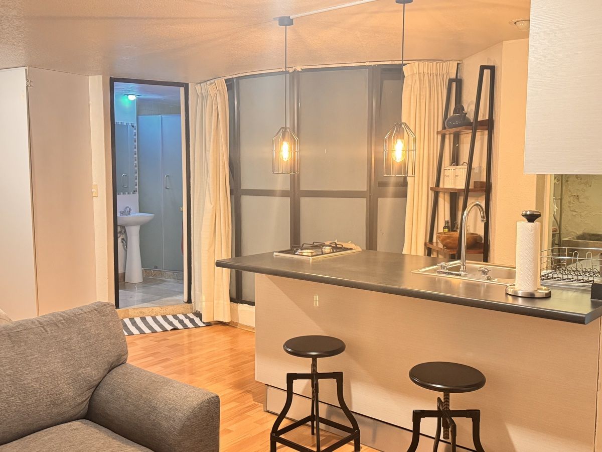 4 de 9: La cocina vista desde la sala