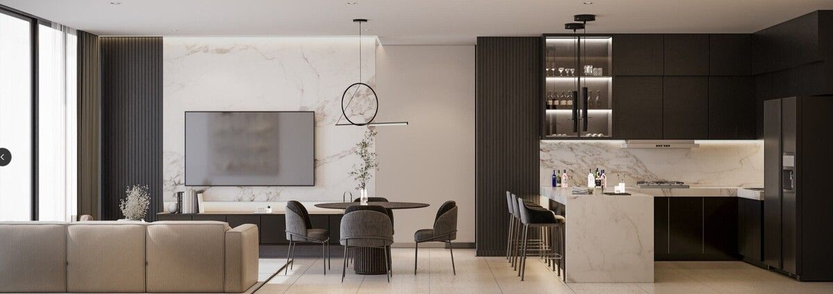 1 de 14: Sala, Comedor y Cocina