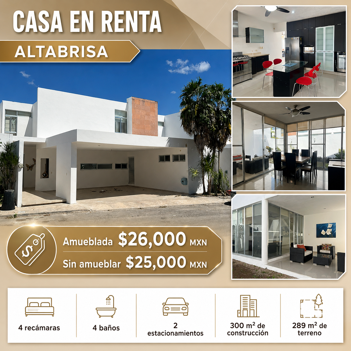 House for rent in Altabrisa, photo 1 of 25